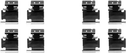 Дисковой тормозной механизм HELLA PAGID для JAGUAR X-TYPE Estate (X400) 2.0 D