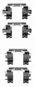 Дисковой тормозной механизм HELLA PAGID для HONDA CIVIC VI седан (EJ, EK) 1.6 VTi (EK4)