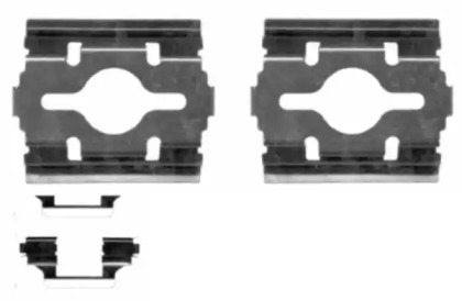 Дисковой тормозной механизм HELLA PAGID для PEUGEOT BOXER автобус (244, Z_) 2.2 HDi