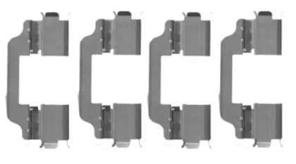 Дисковой тормозной механизм HELLA PAGID для SUZUKI SX4 (EY, GY) 1.6 VVT 4x4 (RW 416)