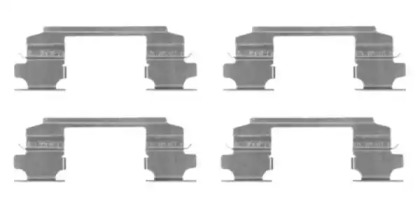 Дисковой тормозной механизм HELLA PAGID для NISSAN X-TRAIL (T30) 2.0