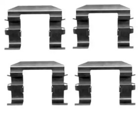 Дисковой тормозной механизм HELLA PAGID для KIA SORENTO I (JC) 2.5 CRDi