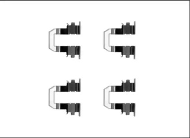 Дисковой тормозной механизм HELLA PAGID для LEXUS ES (VCV10_, VZV21_) 300 (MCV10_, VCV10_)