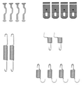 Барабанный тормозной механизм HELLA PAGID для HONDA LEGEND III (KA) 3.5 i 24V (KA9)