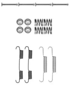 Барабанный тормозной механизм HELLA PAGID для PORSCHE CAYENNE (92A) 3.0 Diesel