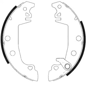 Тормозная колодка / накладка HELLA PAGID для PEUGEOT 305 II Break (581E) 1.9 Diesel