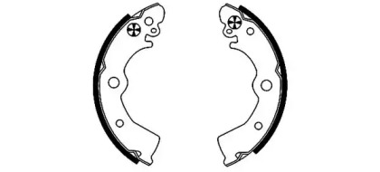 Запчасти для ТО HELLA PAGID для NISSAN SUNNY III Liftback (N14) 1.4 i