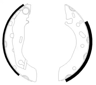 Барабанный тормозной механизм HELLA PAGID для MAZDA 121 III (JASM, JBSM) 1.8 D
