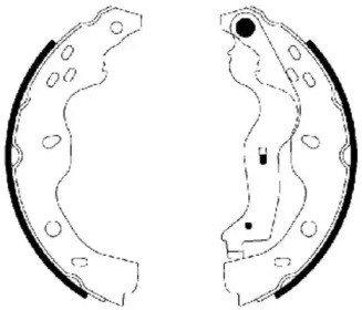 Тормозная колодка / накладка HELLA PAGID для SUZUKI SX4 (EY, GY) 1.6 VVT 4x4 (RW 416)
