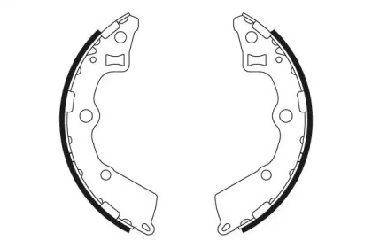 Барабанный тормозной механизм HELLA PAGID для KIA PICANTO (BA) 1.0