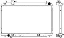 Водяной / масляный радиатор SAKURA для NISSAN 350 Z купе (Z33) 3.5
