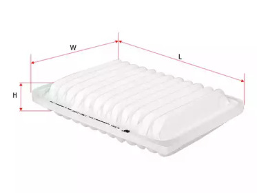 Воздушный фильтр SAKURA для TOYOTA AVENSIS универсал (_T27_) 1.6 (ZRT270_)