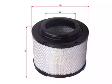 Воздушный фильтр/корпус воздушного фильтра SAKURA для MAZDA BT-50 Пикап (CD, UN) 2.5 MRZ-CD