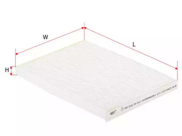 Фильтр салона SAKURA для NISSAN X-TRAIL (T31) 2.0