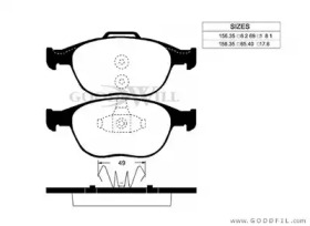 Запчасти для ТО GOODWILL для MAZDA 121 III (JASM, JBSM) 1.8 D