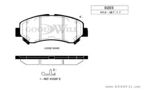 Запчасти для ТО GOODWILL для NISSAN X-TRAIL (T31) 2.0