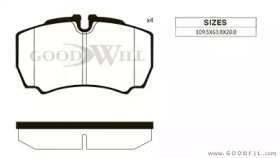 Запчасти для ТО GOODWILL для FORD TRANSIT TOURNEO 2.2 TDCi