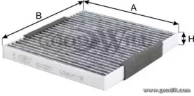 Фильтр салона GOODWILL для MAZDA 6 Hatchback (GG) 2.0 DI