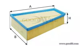 Воздушный фильтр/корпус воздушного фильтра GOODWILL для FORD MONDEO IV Turnier (BA7) 2.2 TDCi