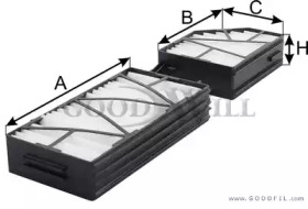 Запчасти для ТО GOODWILL для MAZDA 626 IV Hatchback (GE) 2.5 24V