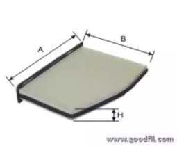 Фильтр салона GOODWILL для VW CADDY III Variant (2KB, 2KJ, 2CB, 2CJ) 1.6