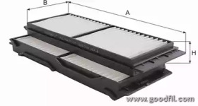 Фильтр салона GOODWILL для MAZDA 3 седан (BL) 2.0 MZR