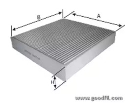 Фильтр салона GOODWILL для PEUGEOT PARTNER Фургон (5) 1.9 D