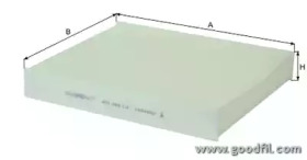 Фильтр салона GOODWILL для FORD MONDEO IV Turnier (BA7) 1.6 Ti