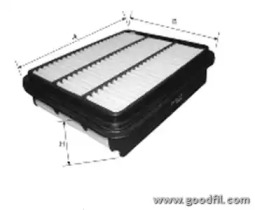 Воздушный фильтр/корпус воздушного фильтра GOODWILL для MAZDA XEDOS 9 (TA) 2.3 24V