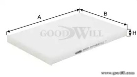 Фильтр салона GOODWILL для NISSAN X-TRAIL (T31) 2.0