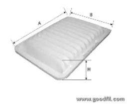 Воздушный фильтр GOODWILL для TOYOTA AVENSIS универсал (_T27_) 1.6 (ZRT270_)