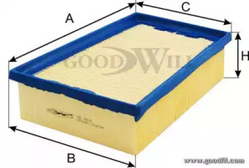 Воздушный фильтр GOODWILL для NISSAN X-TRAIL (T31) 2.0