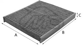 Фильтр салона Metalcaucho для VW TOURAN (5T1) 2.0 TDI