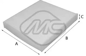 Фильтр салона Metalcaucho для MITSUBISHI OUTLANDER III (GG_W, GF_W, ZJ) 2.2 Di-D 4WD (GF6W)