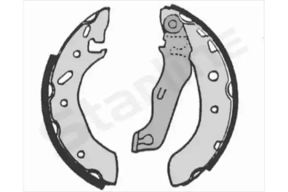 Барабанный тормозной механизм STARLINE для MAZDA 121 III (JASM, JBSM) 1.8 D