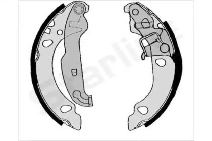 Барабанный тормозной механизм STARLINE для MAZDA 121 III (JASM, JBSM) 1.8 D