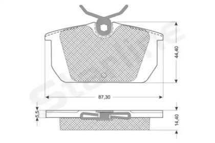 Тормозные колодки STARLINE для ALFA ROMEO 146 (930_) 1.7 i.e. 16V (930.B1)
