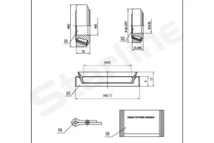 Подшипник ступицы колеса STARLINE для FORD TRANSIT Фургон (E_ _) 2.5 DI (EAL, EAS)