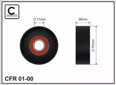 Ролик натяжителя CAFFARO для VW BORA Variant (1J6) 1.4 16V