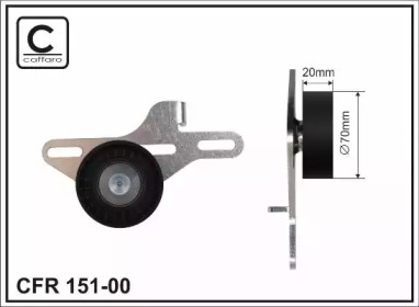Натяжитель ремня (блок натяжения) CAFFARO для RENAULT KANGOO (KC0/1_) 1.4 (KC0C, KC0H, KC0B, KC0M)