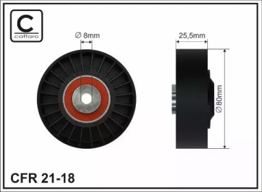 Паразитный / ведущий ролик CAFFARO для MERCEDES-BENZ T1 автобус (602) 310 D 2.9