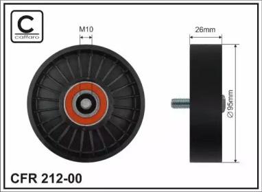 Паразитный / ведущий ролик CAFFARO для KIA SOUL (AM) 1.6 GDI