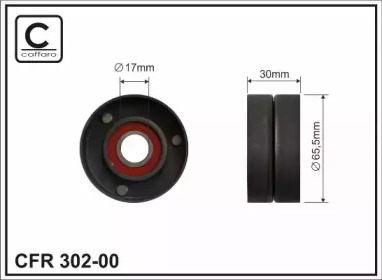 Ролик натяжителя CAFFARO для NISSAN INTERSTAR Фургон (X70) dCi 80