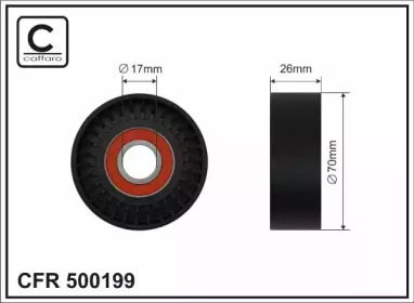 Ролик натяжителя CAFFARO для VW BORA Variant (1J6) 1.4 16V