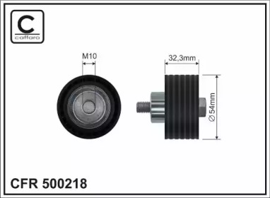 Паразитный / ведущий ролик CAFFARO для NISSAN PRIMASTAR Фургон (X83) 2.0