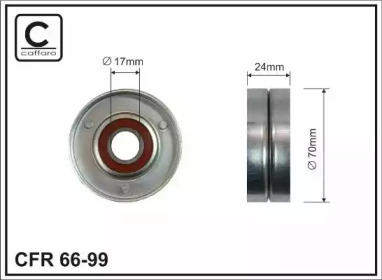 Ролик натяжителя CAFFARO для VW BORA Variant (1J6) 1.4 16V