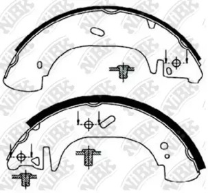 Запчасти для ТО NiBK для FORD TRANSIT TOURNEO 2.5 DI