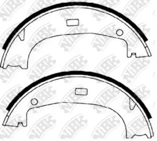 Барабанный тормозной механизм NiBK для BMW 3 Compact (E36) 318 ti