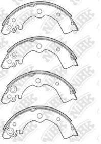 Запчасти для ТО NiBK для NISSAN SUNNY III Liftback (N14) 1.4 i