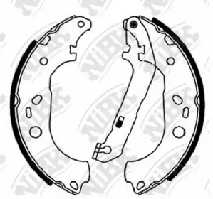 Барабанный тормозной механизм NiBK для FORD FOCUS II Кабриолет 1.6